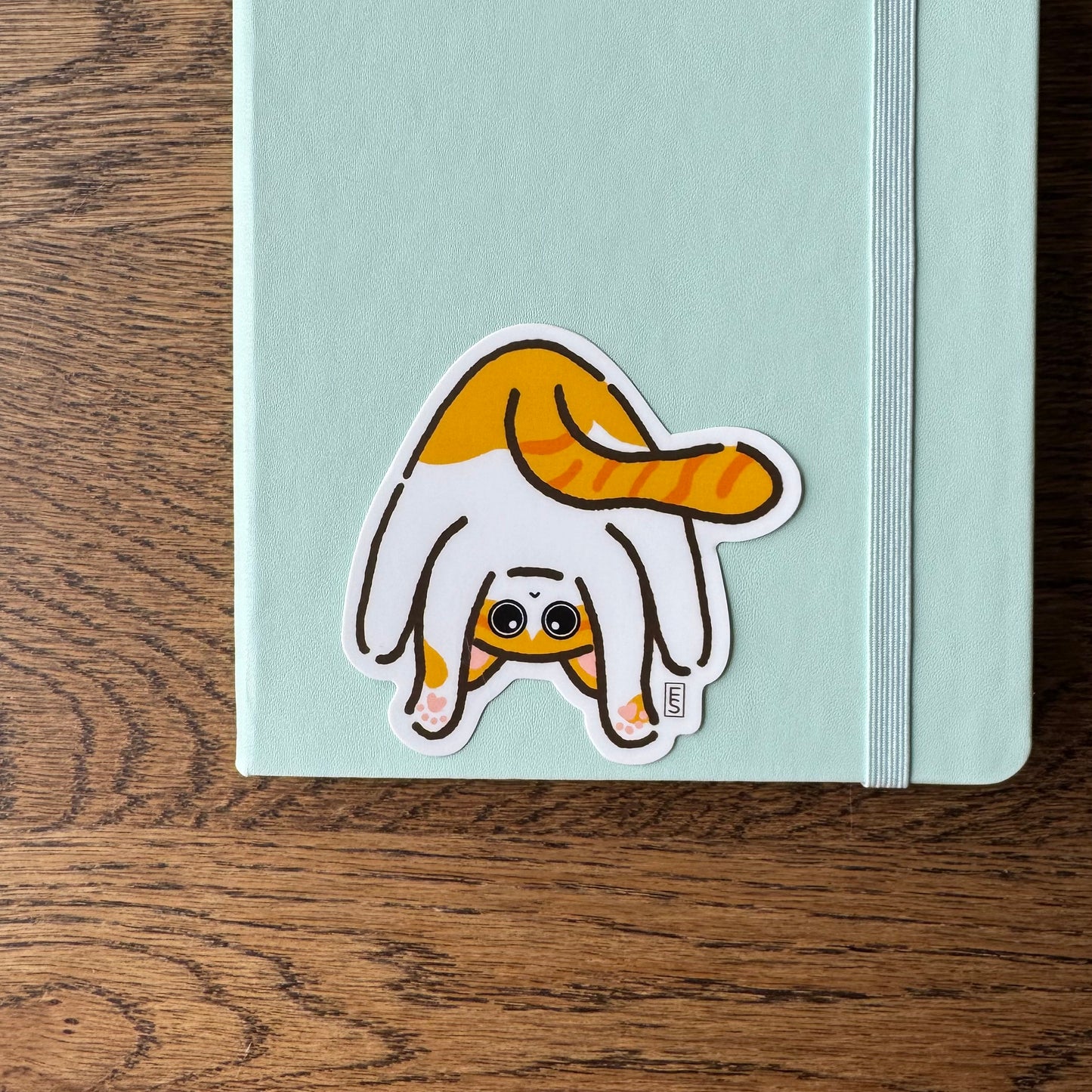 Cat Peeking Sticker