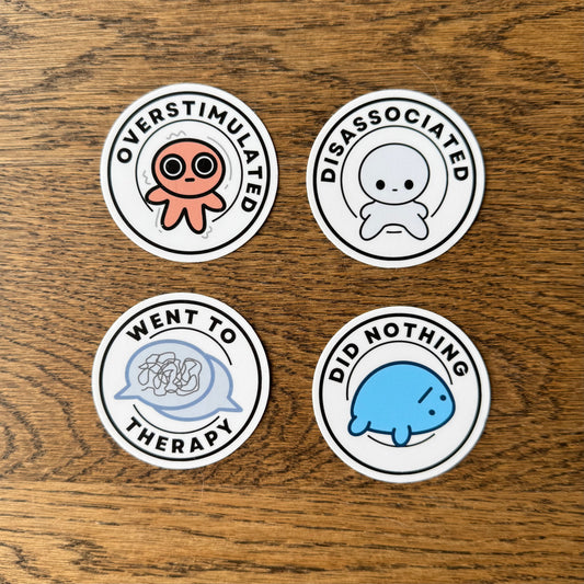 Adulting Badge Sticker