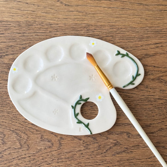 Vines Paint Palette - Ceramic